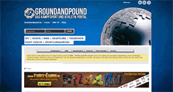 Desktop Screenshot of forum.groundandpound.de